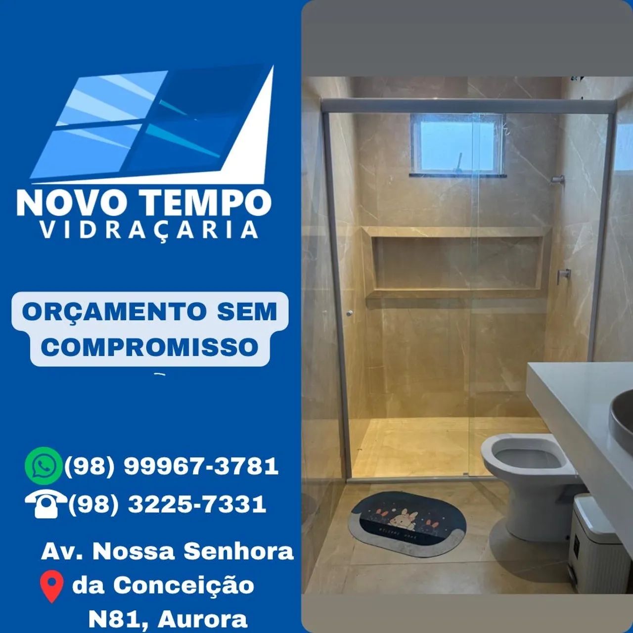 Porta de Segurança em Alumínio com Vidro - Foto 6