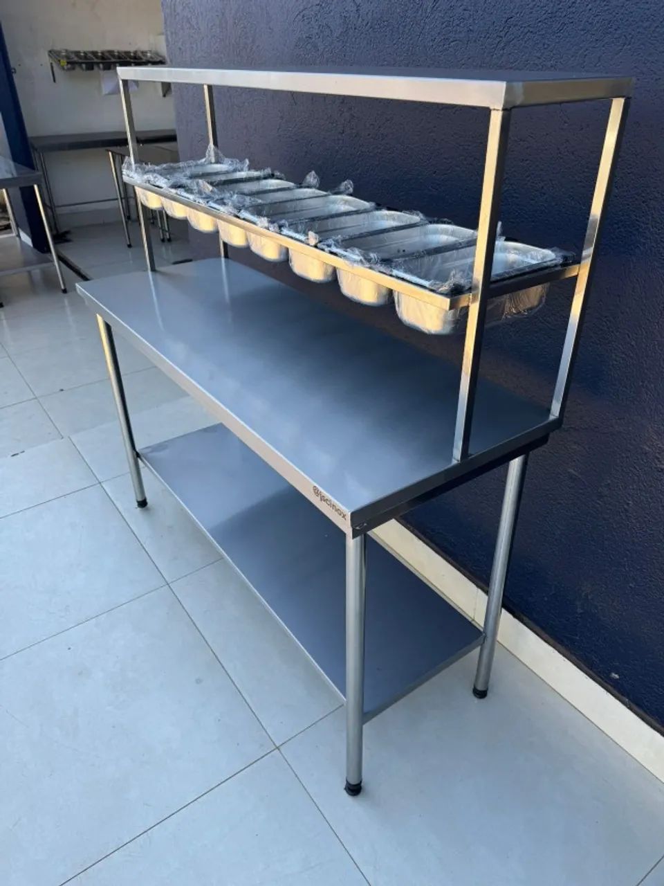 Condimentadora inox com 08 cubas.. - Foto 3
