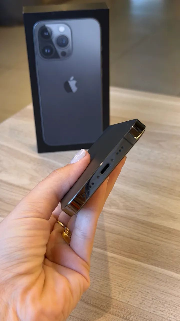 iPhone 13 Pro 256Gb 76% Grafite - Seminovo - Foto 5