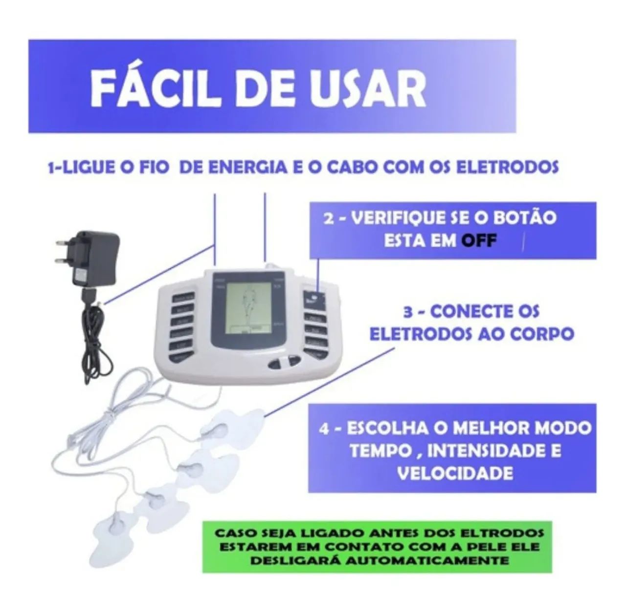 Aparelho de tens (choquinho) - Foto 3