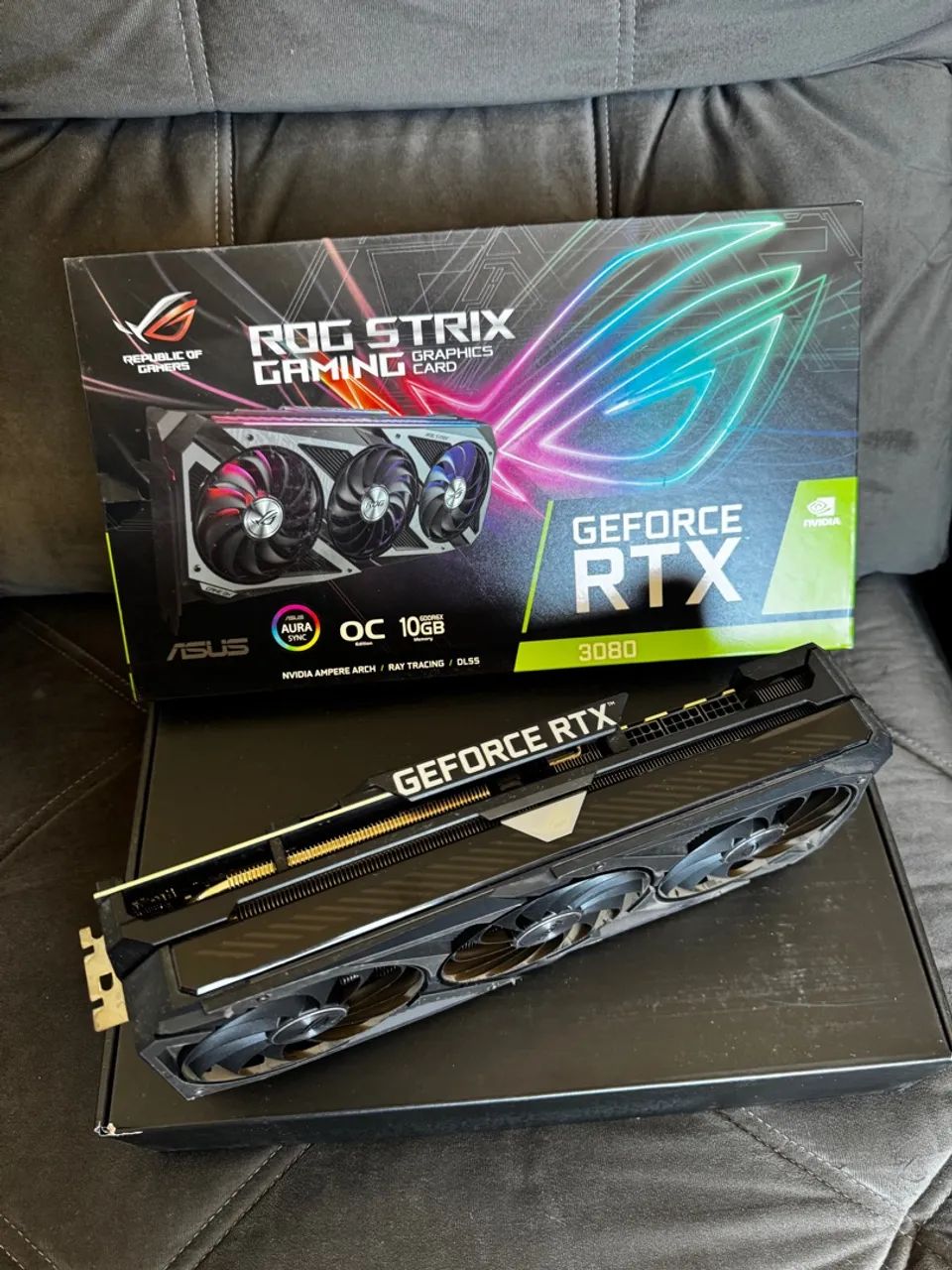 RTX 3080 ROG STRIX 10GB  - Foto 2