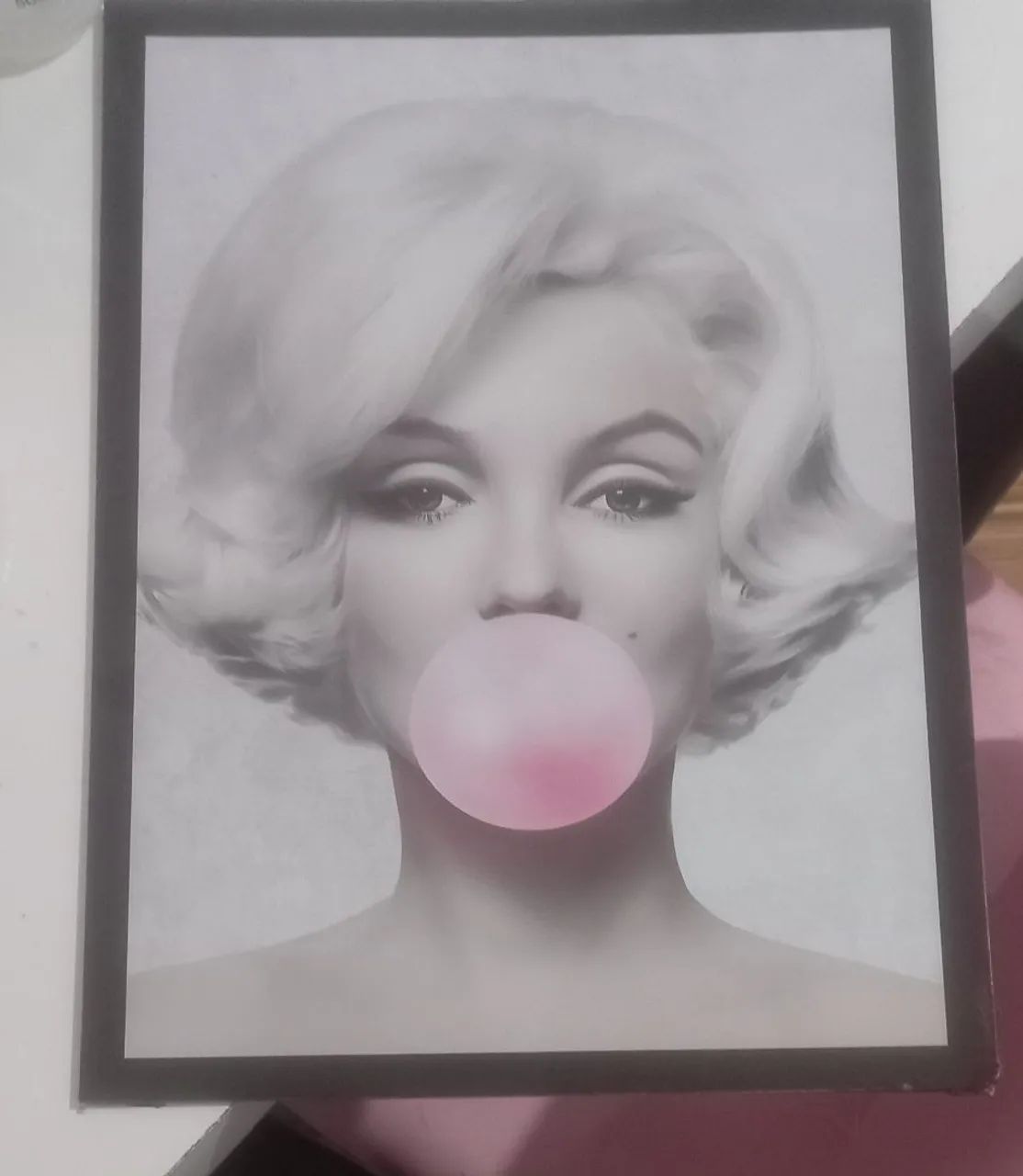 Kit duas placas Marilyn Monroe e vogue modelo