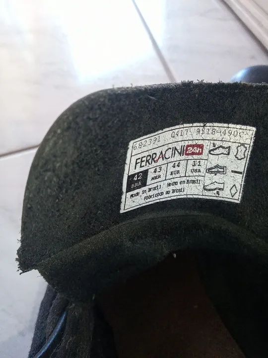 Botinas Masculino Ferracini Original n°42 Couro Legítimo  - Foto 4