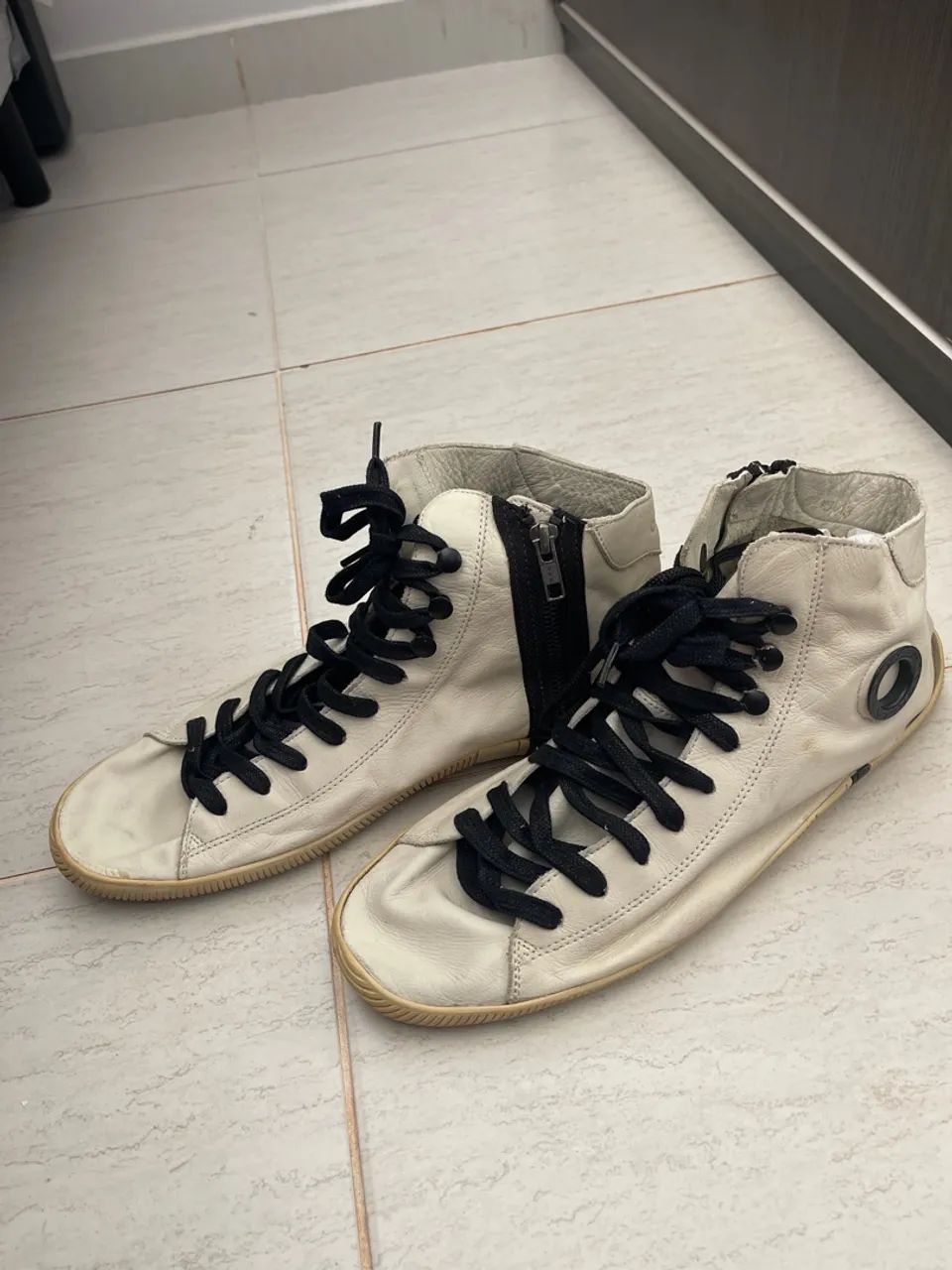 Tênis Osklen Couro off white - Foto 3