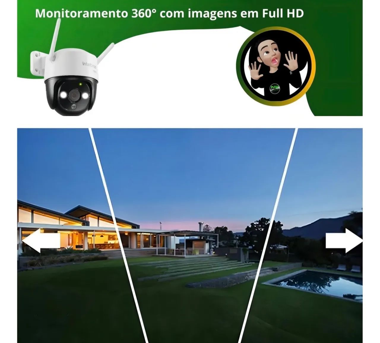 Câmera de Segurança Intelbras Mibo iM7 - Foto 2