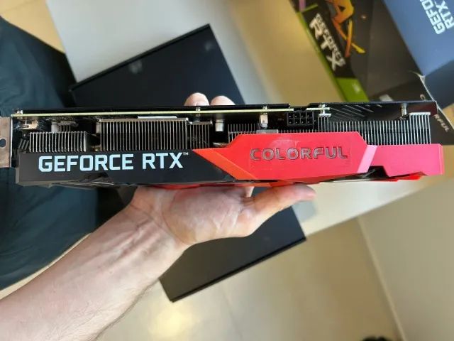 RTX 3060 TI COLORFUL VERMELHA - 3 MESES DE GARANTIA - Foto 5