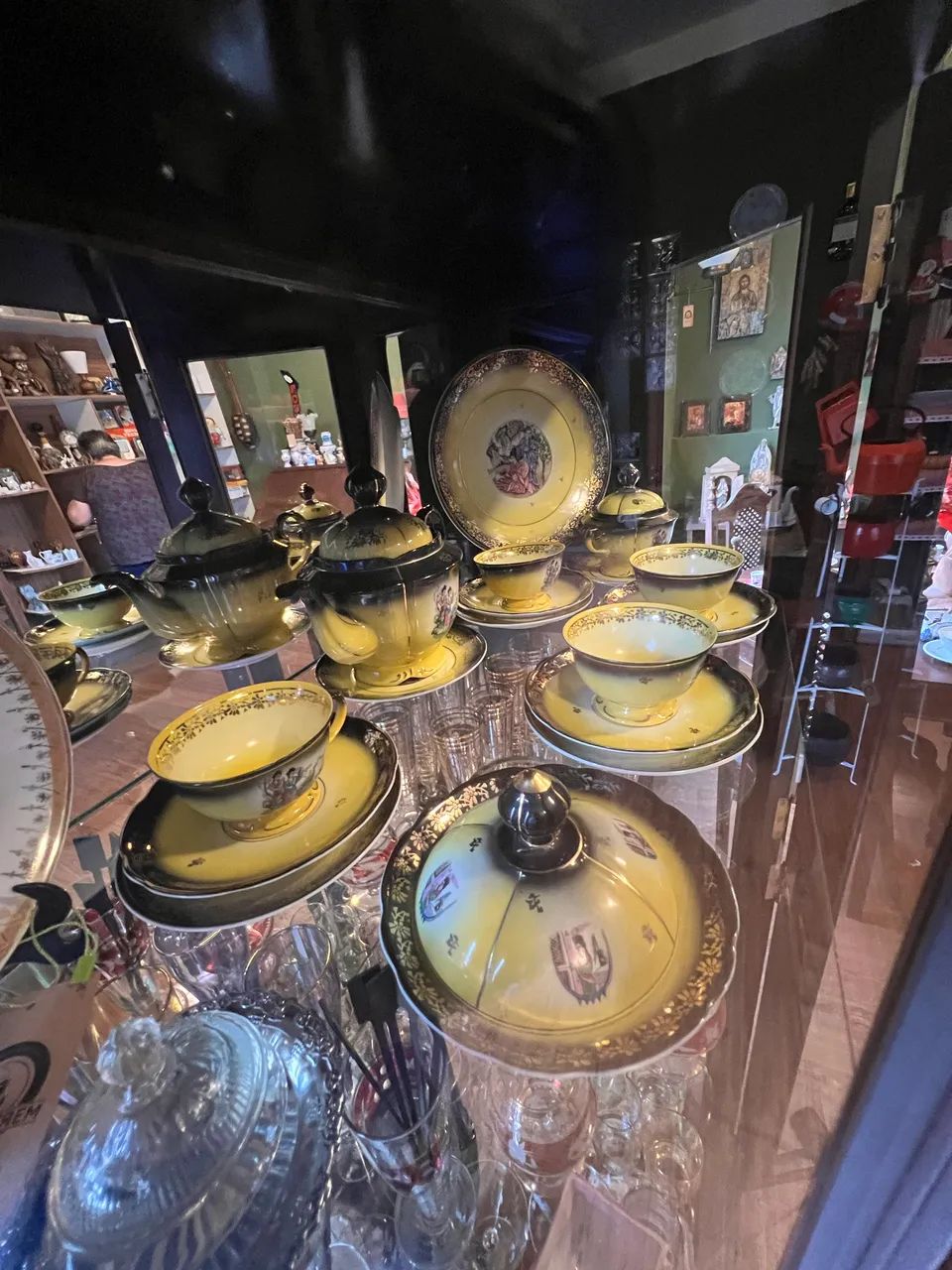 Belíssimo e antigo conjunto de chá  - Foto 5