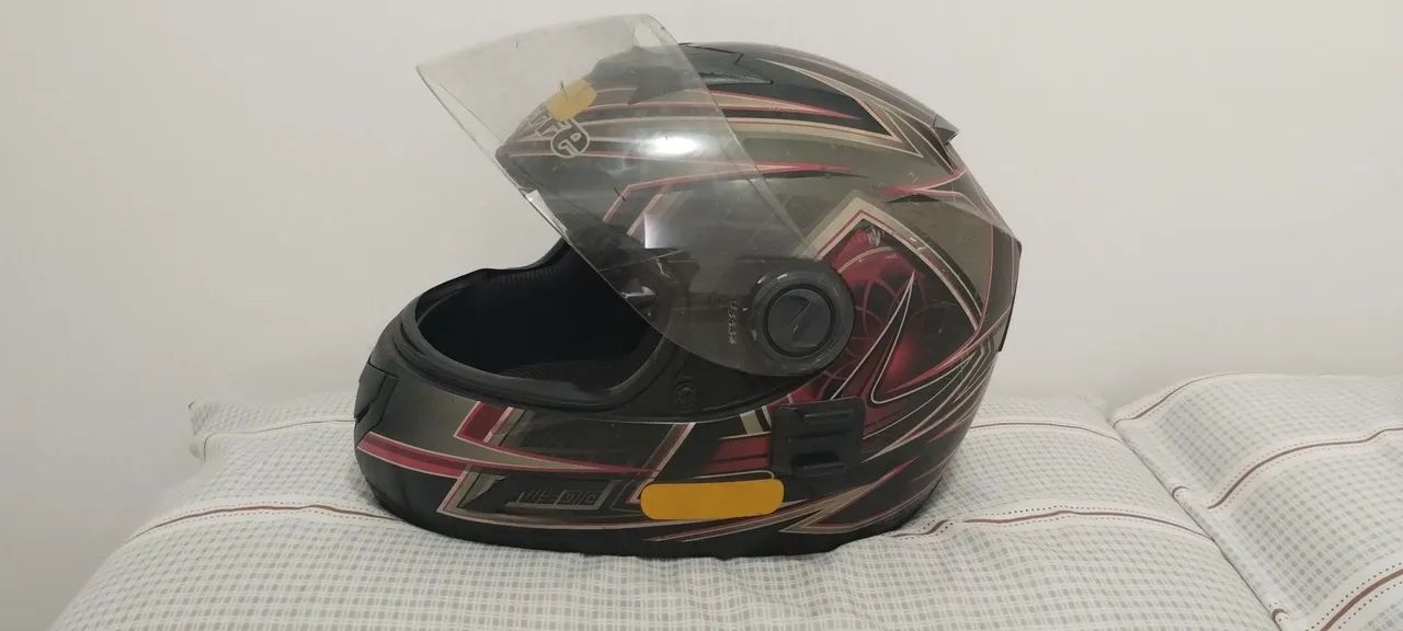 Capacete Motociclista - 2 Peças - Foto 2