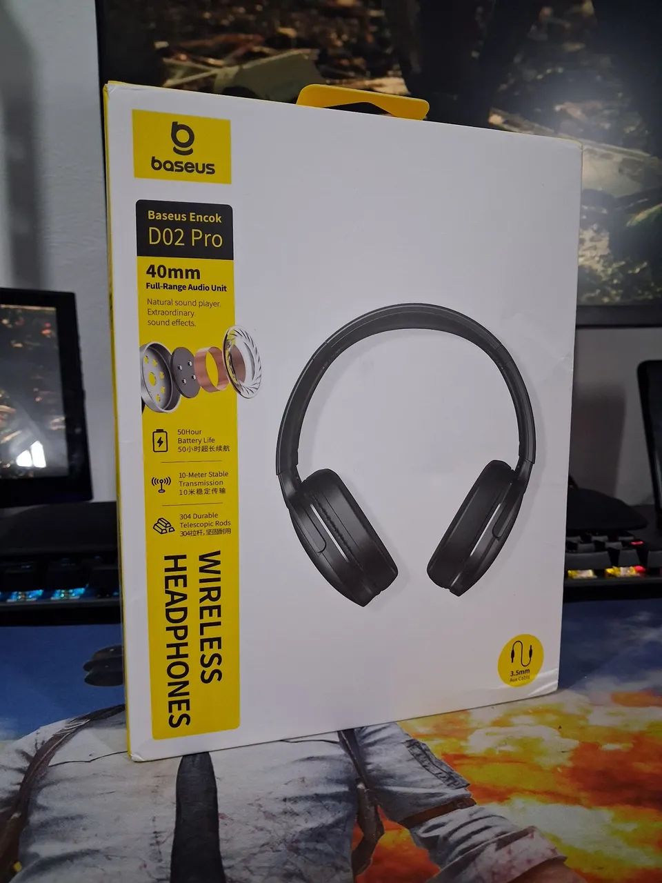 Headphone Baseus D02 PRO  NOVO