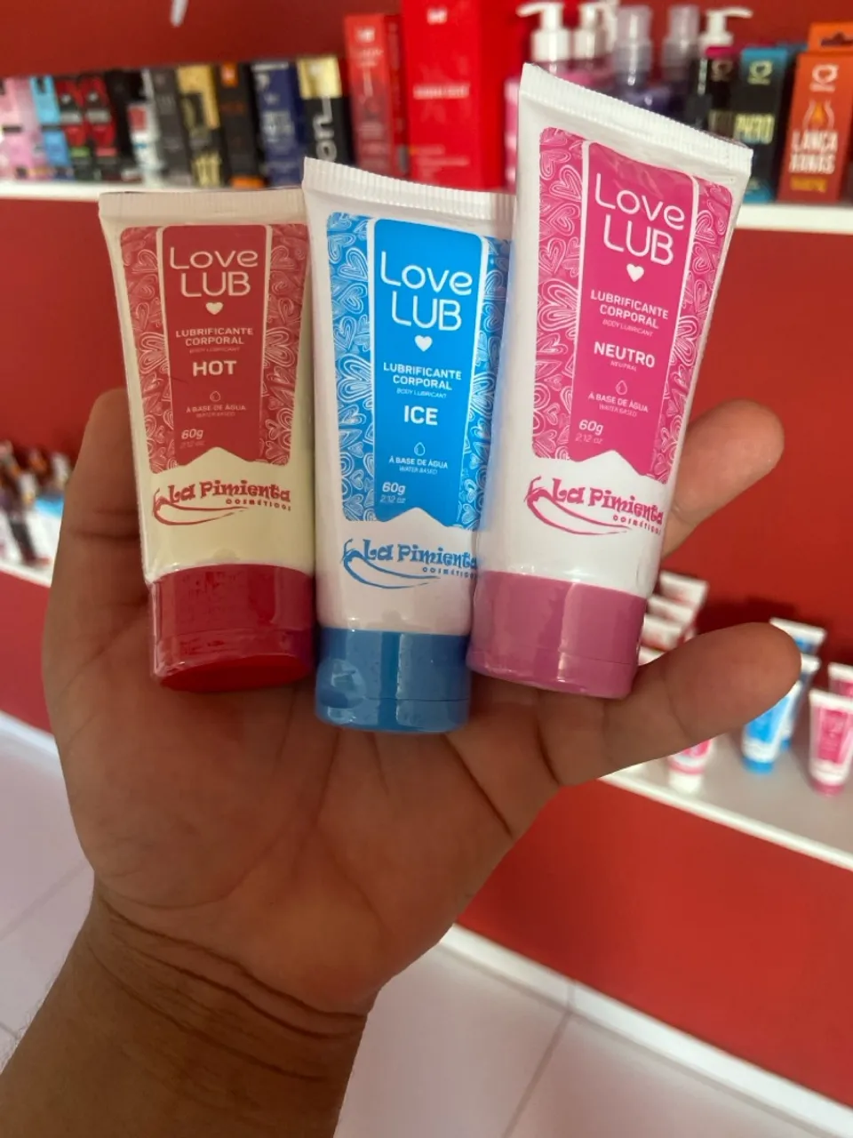 Love Lub - Lubrificante Corporal Hot/Ice/Neutro
