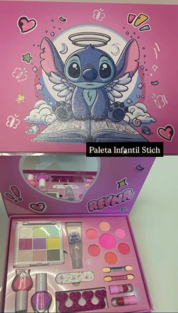  Kit de maquiagem Infantil Stitch