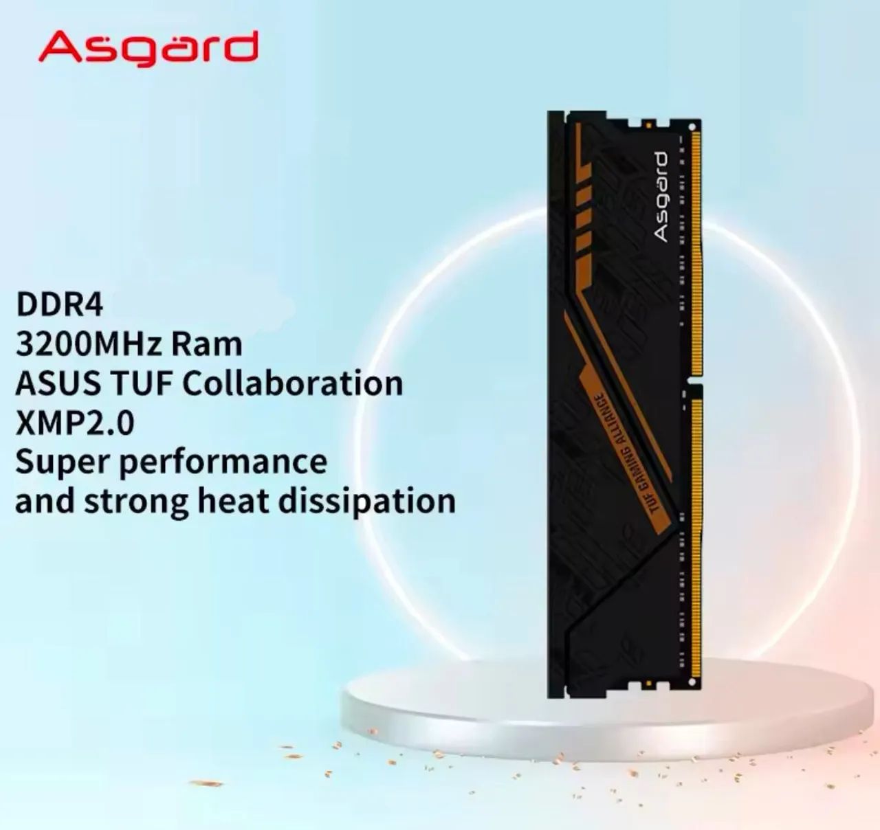 Memória Ram Asgard Tuf Gaming Alliance 32gb (2x16gb) Ddr4 3200mhz. @importech_084 - Foto 3