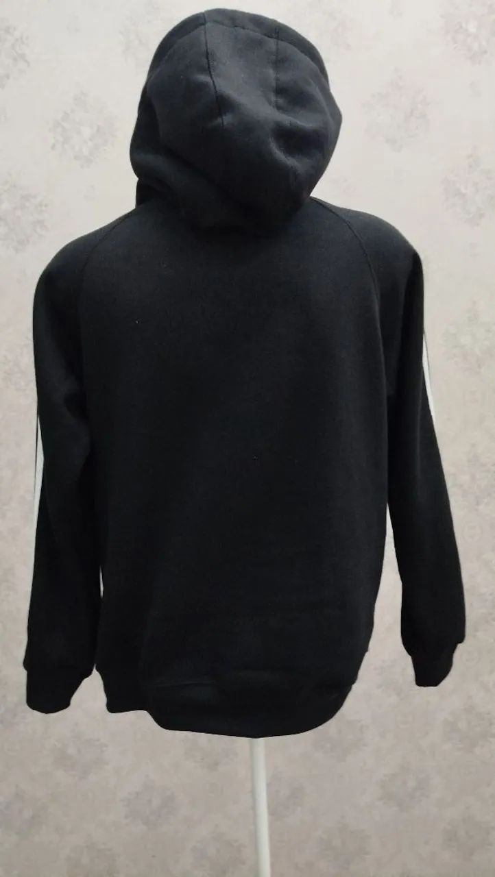 Moletom Adidas oversize com Capuz e Listras - Foto 5