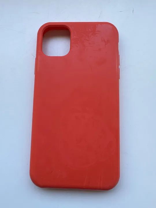 Capas para iPhone 11 - Transparente e Vermelha - Foto 4