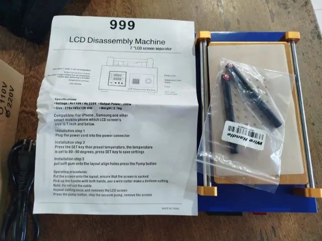 Separadora Lcd Touch Sucção Yaxun 999 - Foto 4