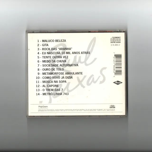 Raul Seixas- Maluco Beleza- Coletânea Somlivre- Original- Usado - Foto 3