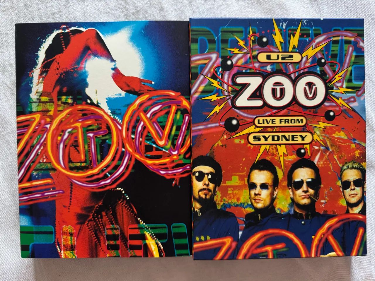 U2 DVD duplo japonês ZooTV Sydney 1993