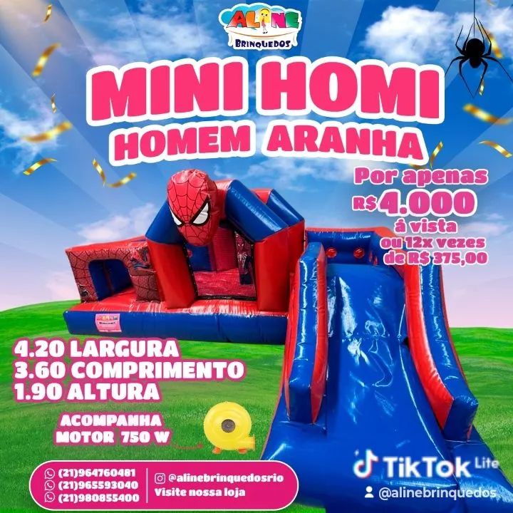 Mini Homi Homem Aranha - Diversão Garantida! - Foto 2