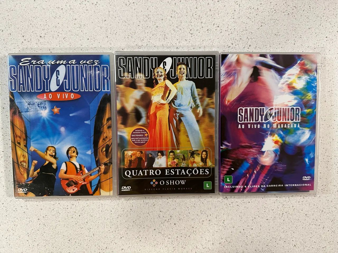 Lote Clássico Sandy & Junior: 3 Shows Inesquecíveis em DVD!