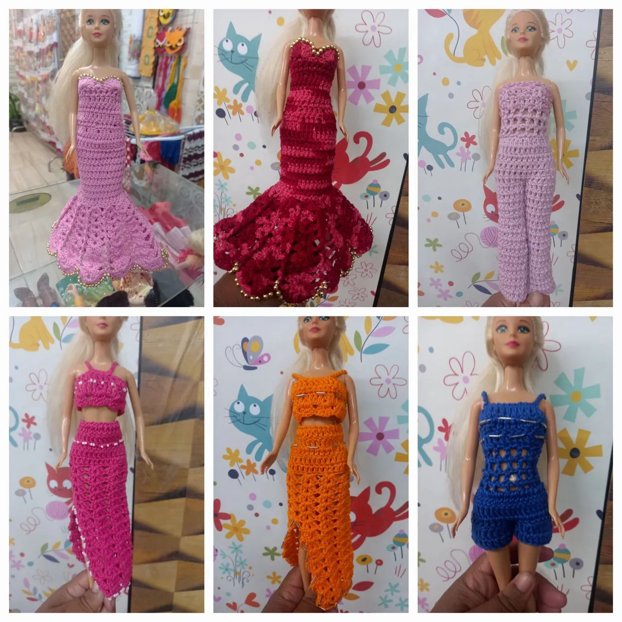 Roupa de barbie em crochê  - Foto 3