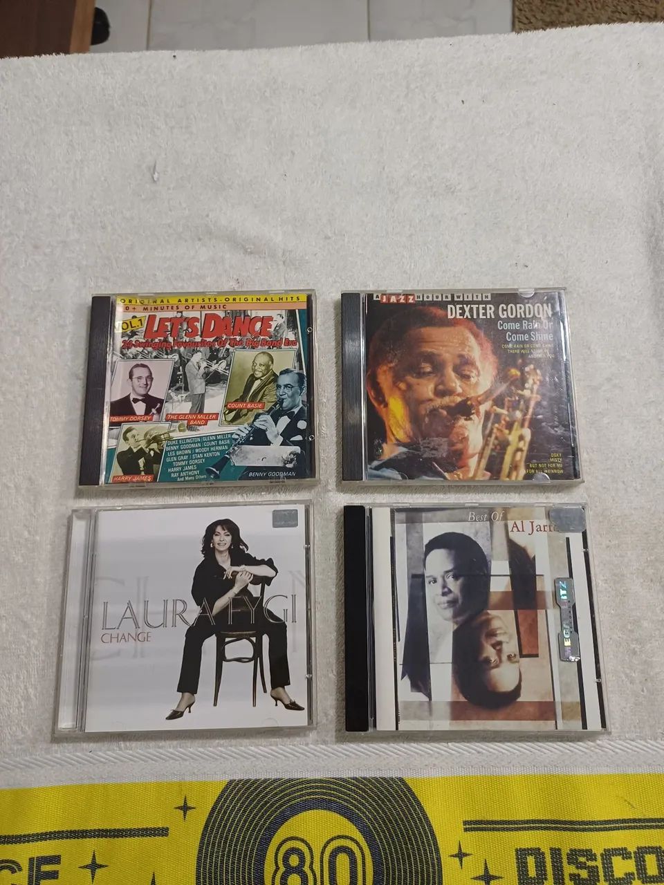 04 CDs de ícones do Jazz