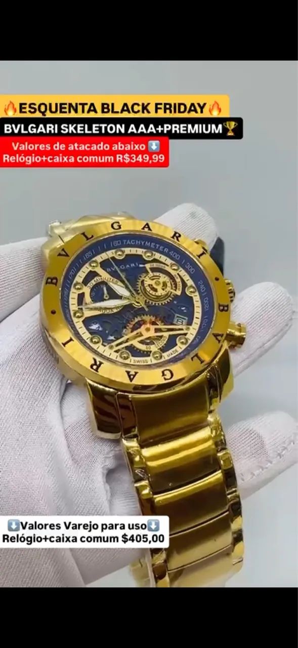 Relógio Bvlgari Skeleton  - Foto 2