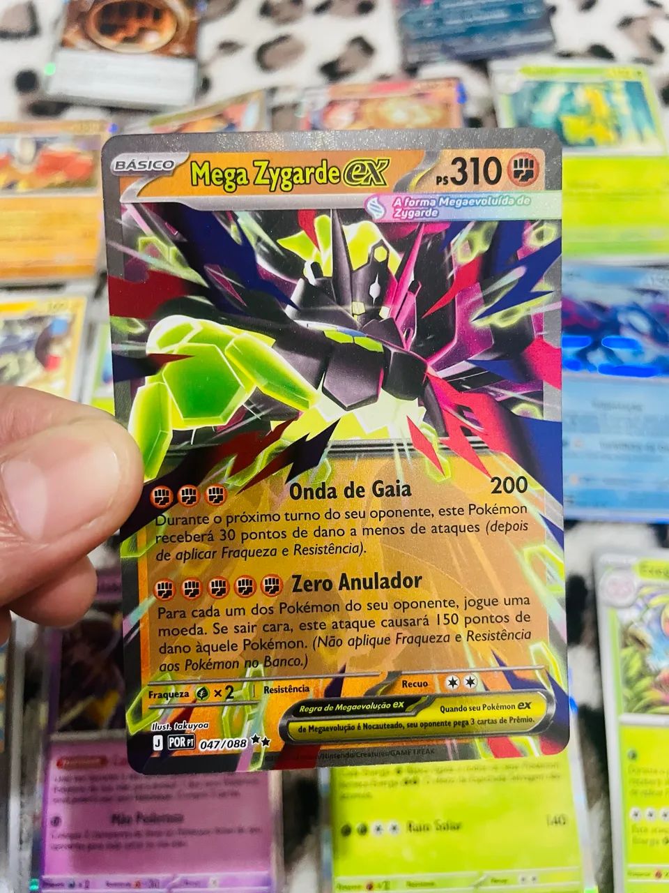 Carta Pokémon Mega Zygarde EX 047/088 - Expansão 2026 (Original