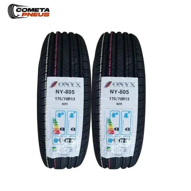 Kit com 2 Pneus aro 13 medida 175/70r13 marca ONIX NY-805 - Peças