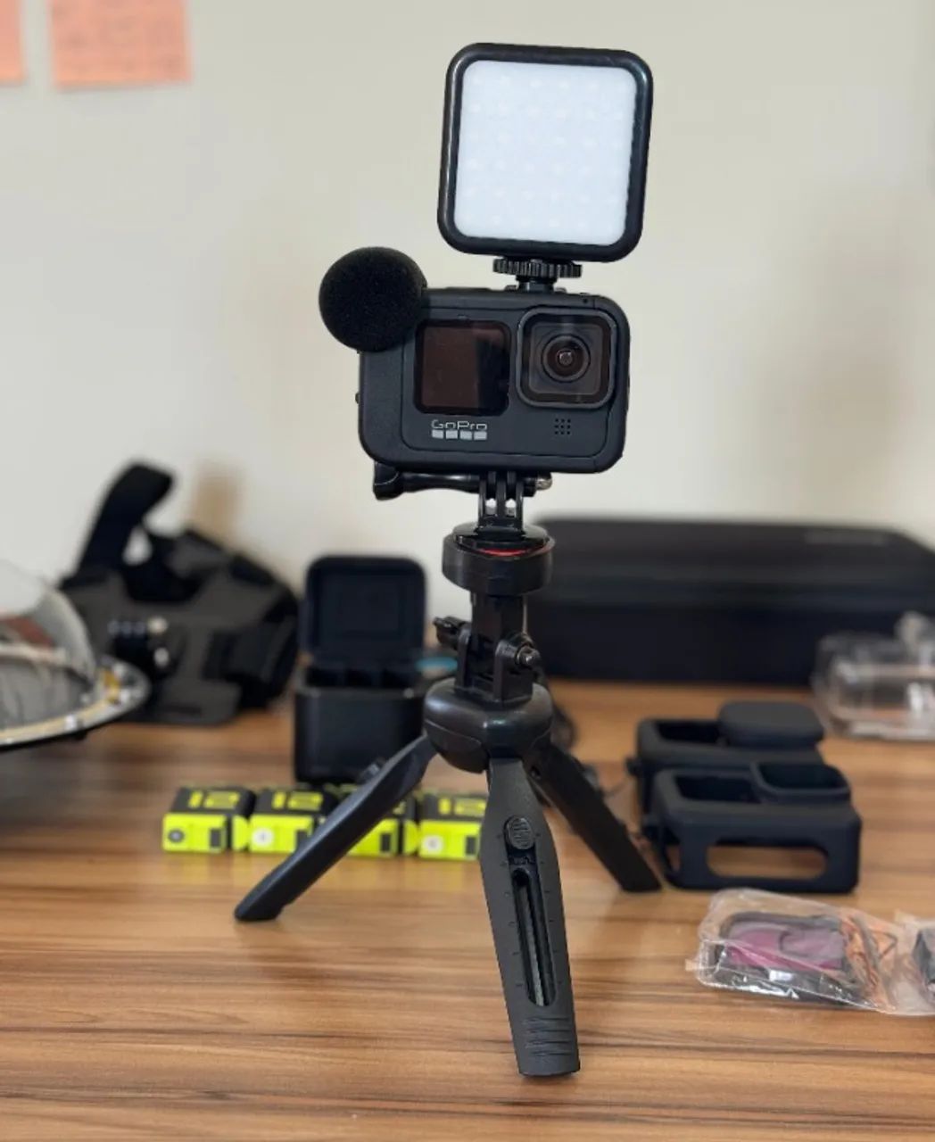 GoPro Hero 9 Black +4 Baterias+Acessórios, Vídeo 5K, Foto 20MP, Novíss, Bolsa, Gar, Troco! - Foto 3