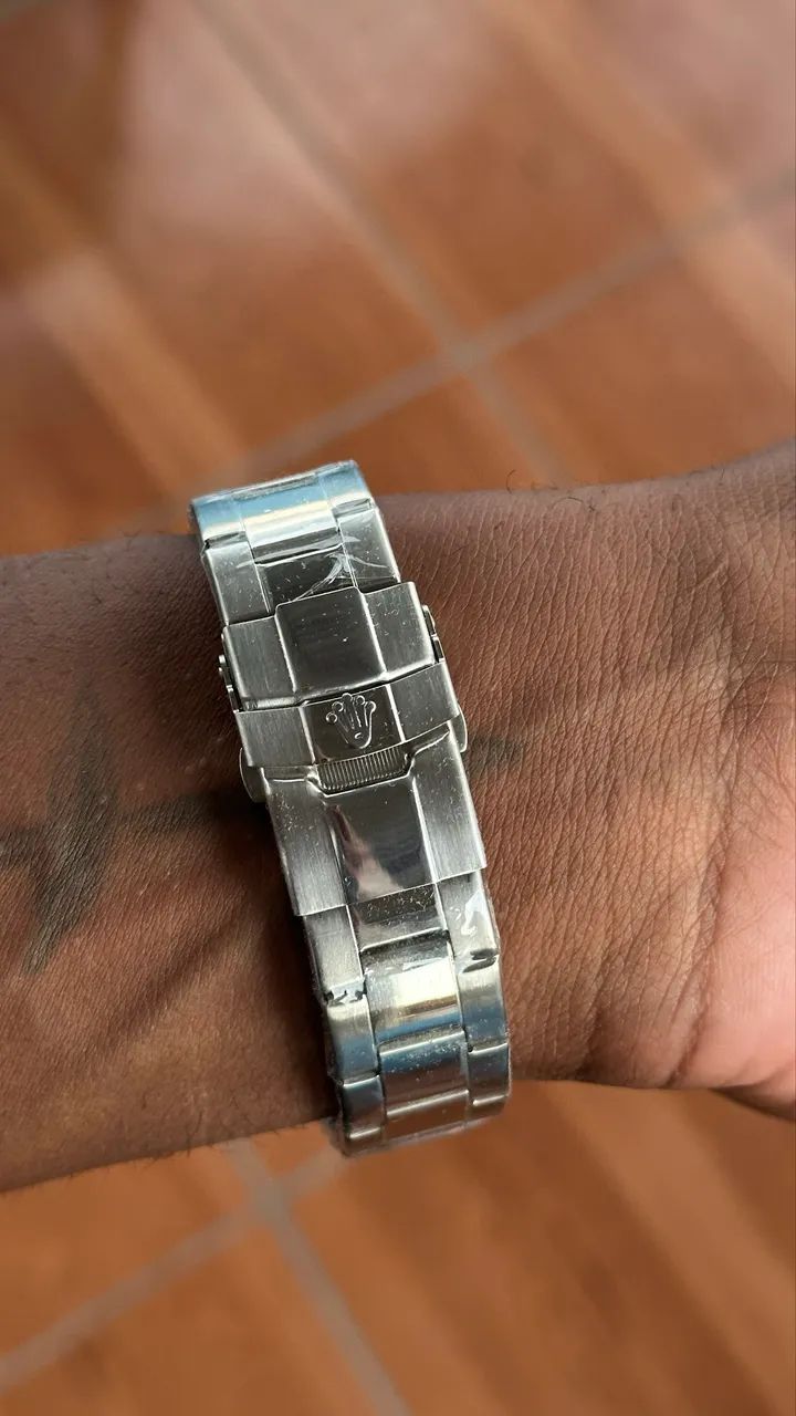 Relógio Estilo Rolex - Clássico Prata  - Foto 3