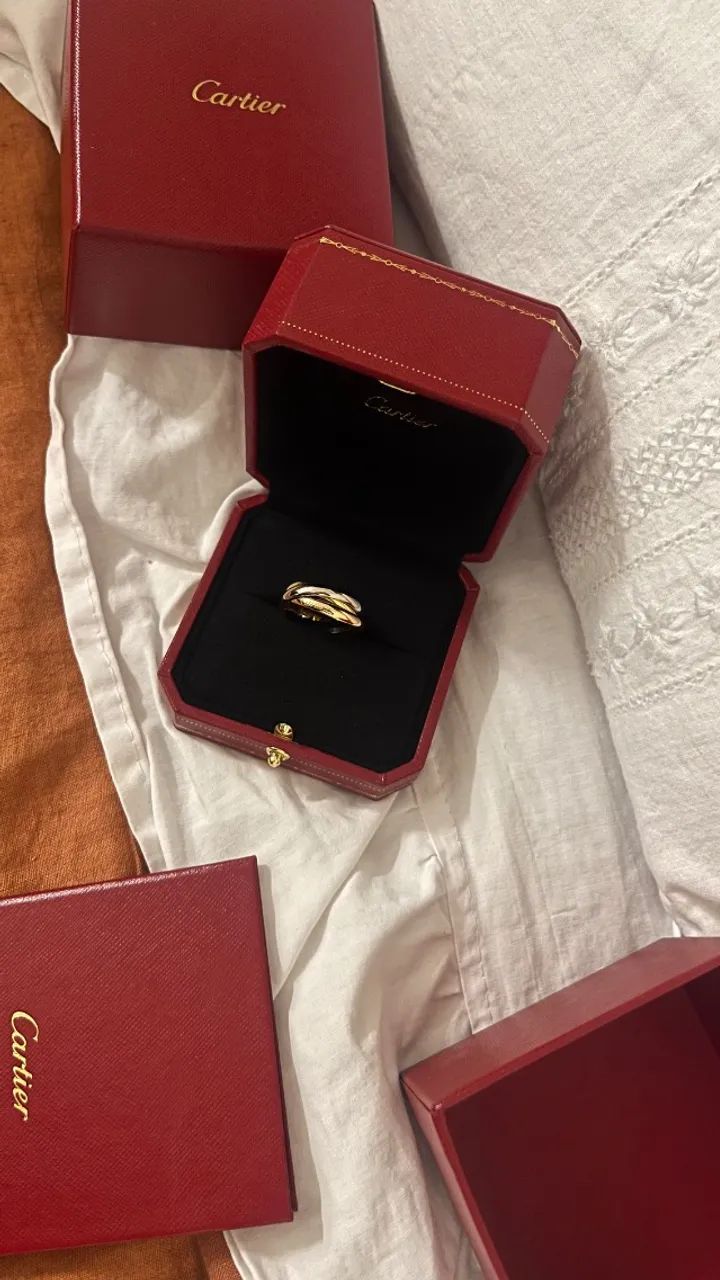 Anel trinity Cartier original 