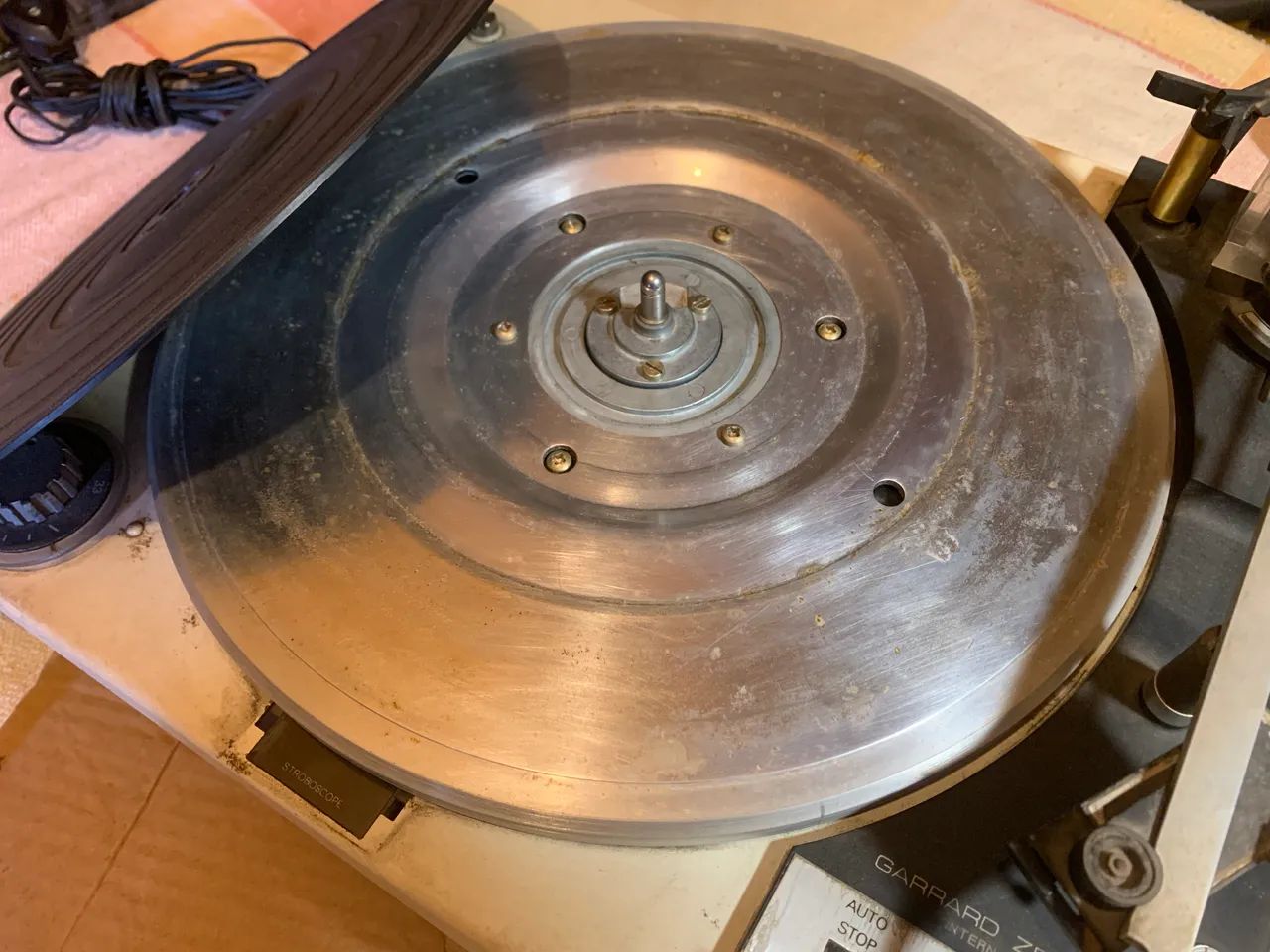 Toca-Discos GARRARD Zero 100 Vintage Original - Funcionando - Para Restauração - Foto 3