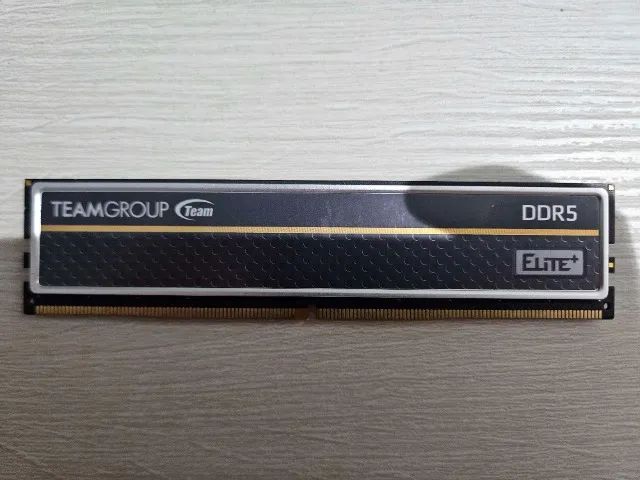 Memória Team Group Elite Plus, 32GB, DDR5, 5200MHz, CL42, Preta