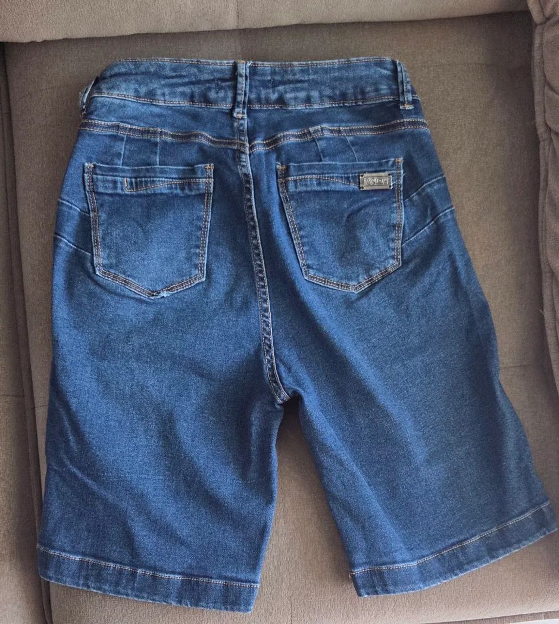 Bermuda  Jeans 38 V.O Jeans com elastano  - Foto 2