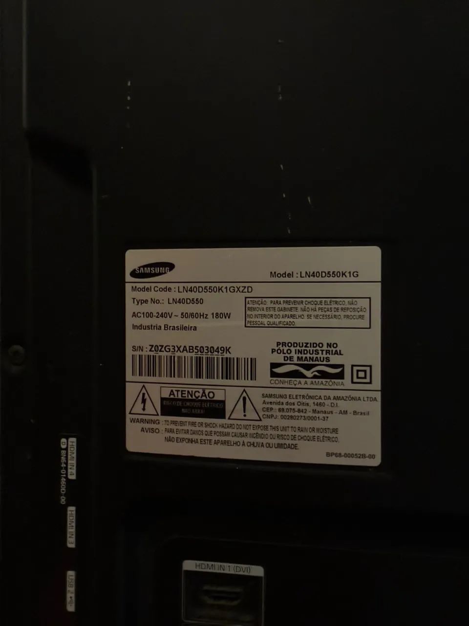 TV Samsung 40 Polegadas HD LN40D550  - Tela Grande - Foto 3