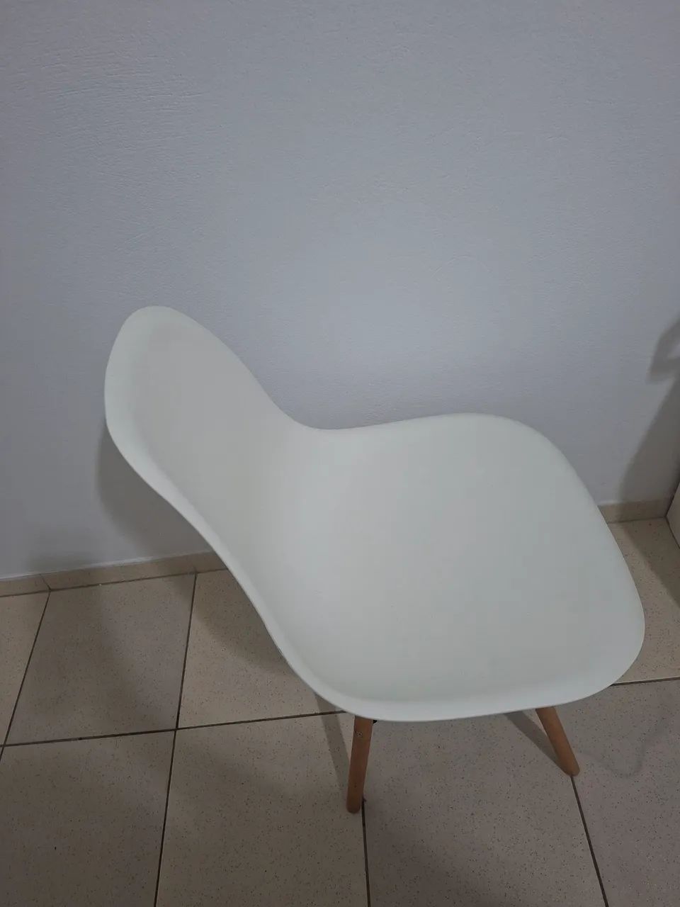 Cadeira Charles Eames Eiffel branca  - Foto 4