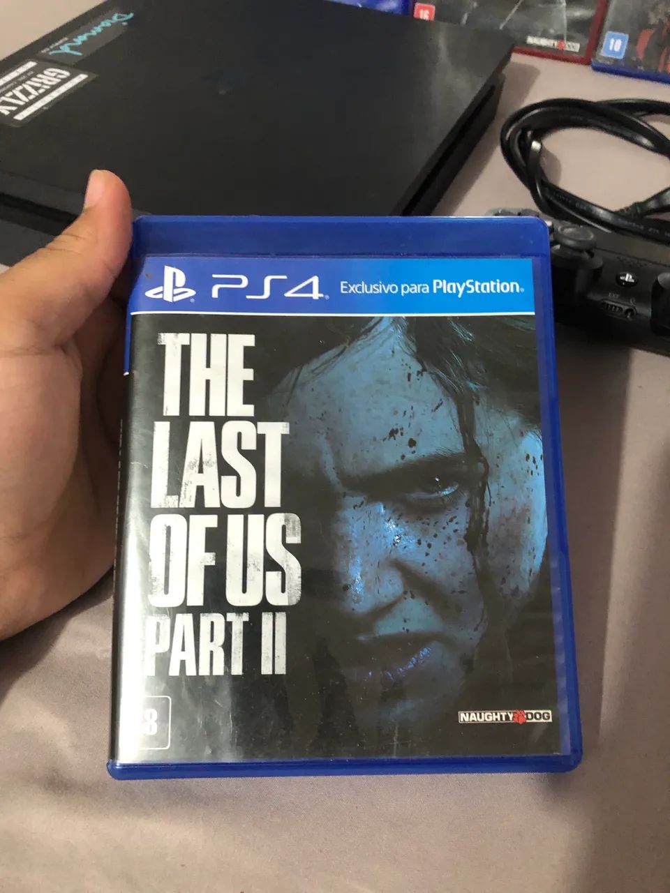 PS4 SLIM + 6 Jogos - Foto 2