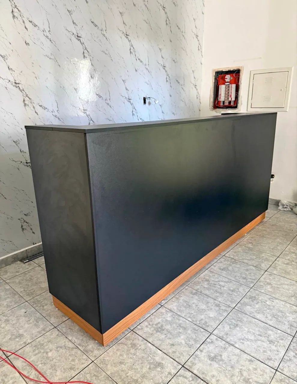 Balcão de recepção 