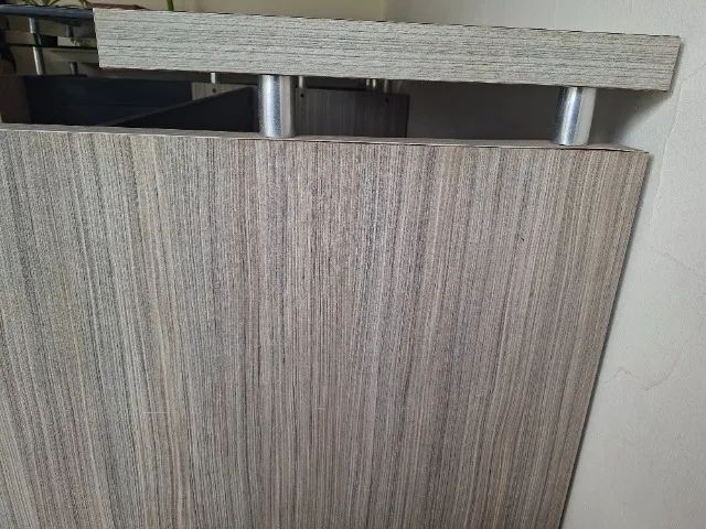 Mesa de escritório de luxo com vidro 1,50 x 0,80 - Foto 5