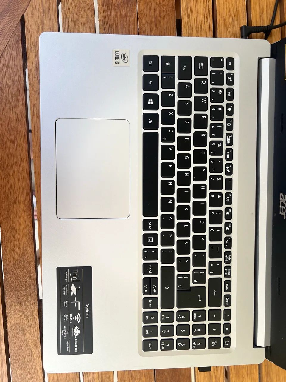 Notebook ACER Aspire 5-i3 10ª/8G RAM/SSD Nvme 256G/FULL-HD
