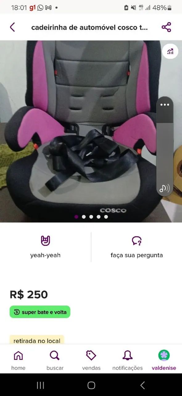 Cadeirinha de automovel marca cosco  - Foto 3