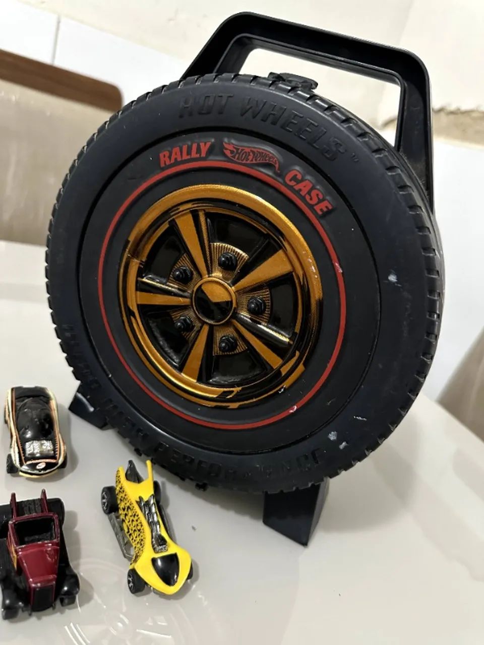 Coleção de carros Hot Wheels + Rally Case (Incluindo carro raros
