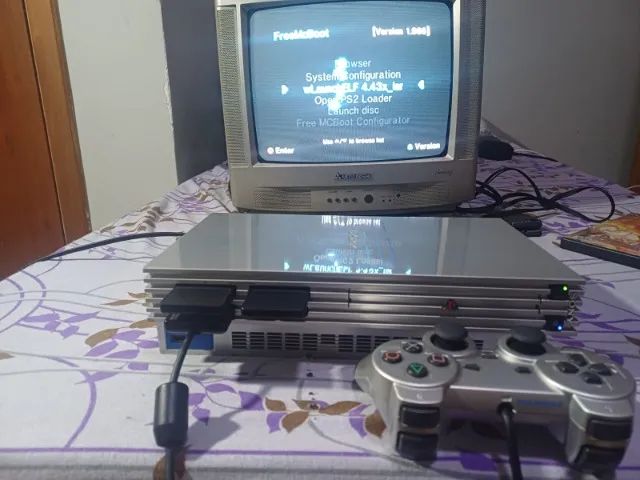 PS2 FAT S Silver - prateado - Foto 5