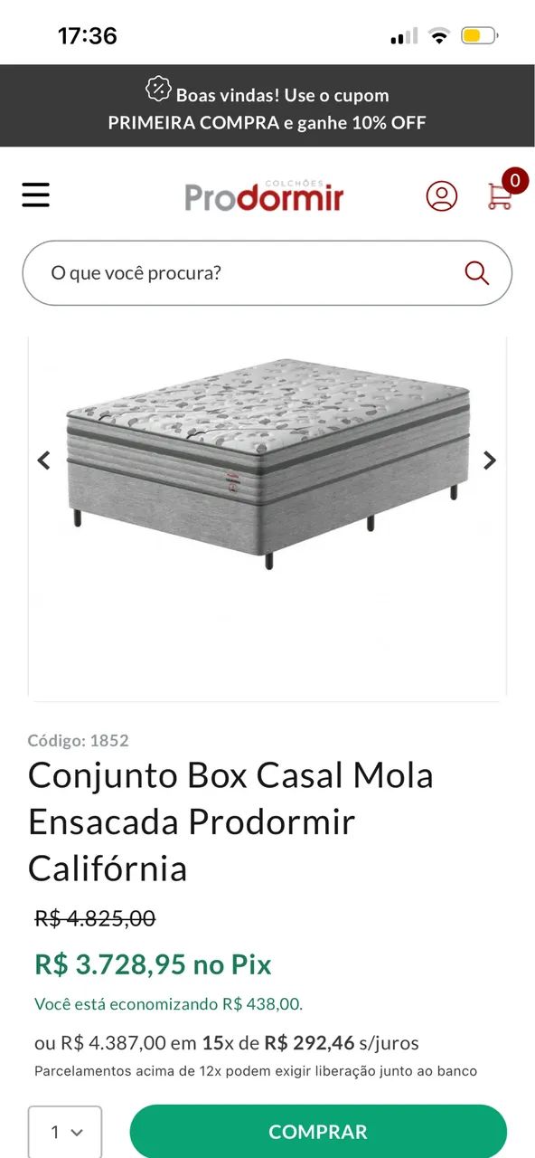 Cama box casal - Foto 2