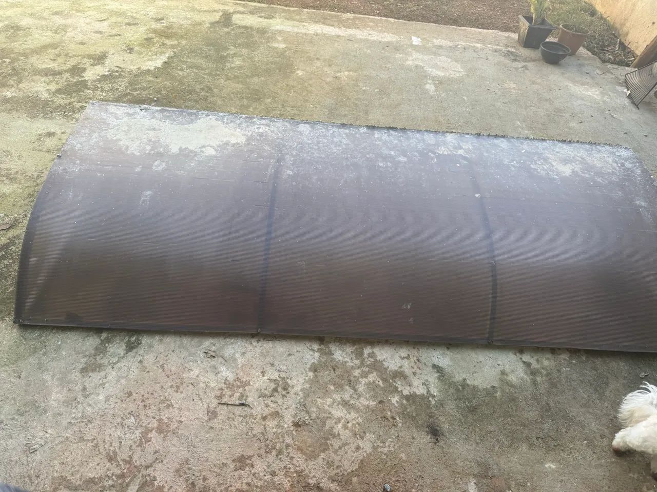 Toldo de acrílico e aço  - Foto 3