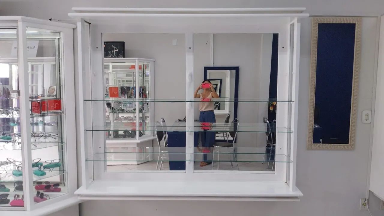 Vitrines de vidro com espelho  - Foto 2