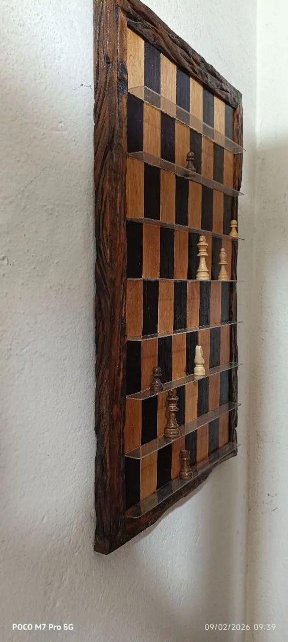 Xadrez vertical parede quadro