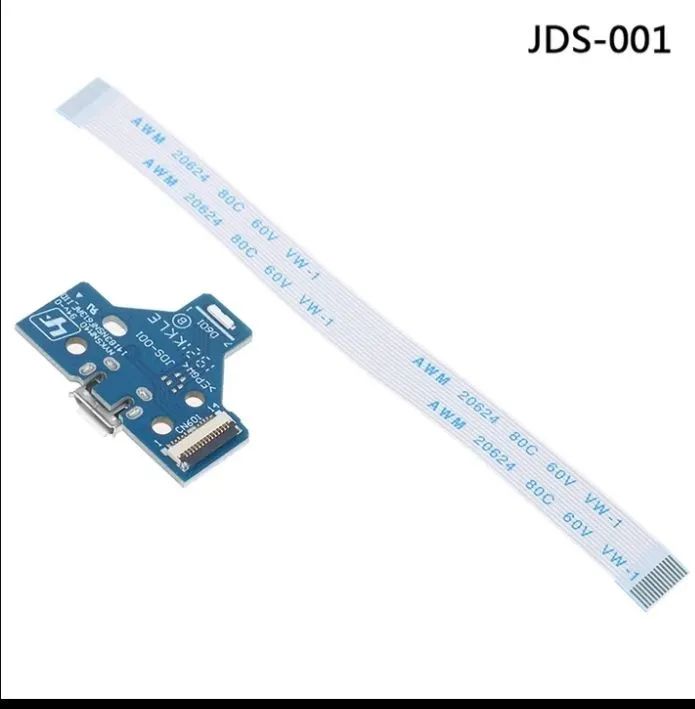 Placa micro USB +cabo flexível para controles Ps4 - Foto 5