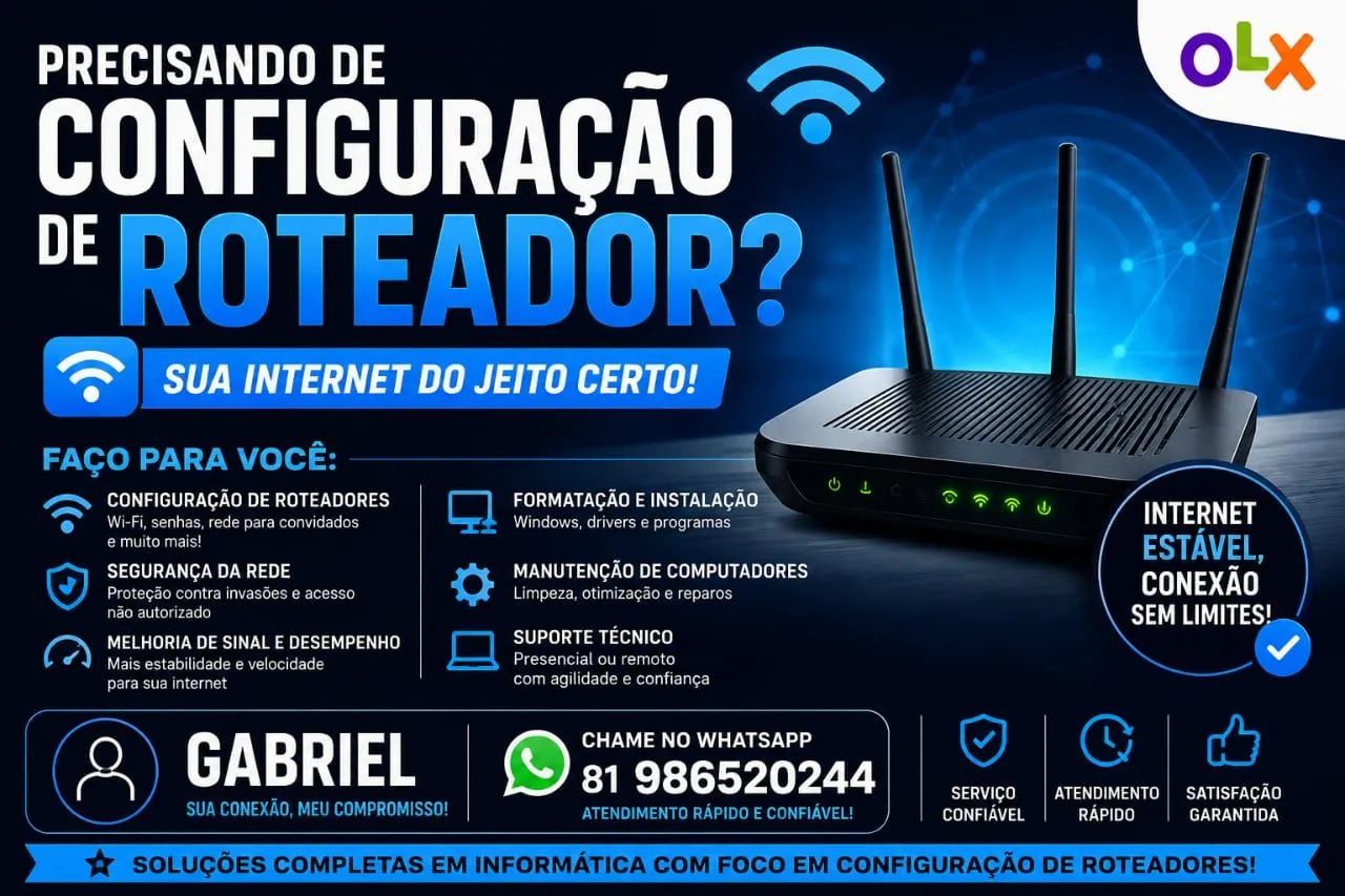 Configuração de Roteadores e Informática 