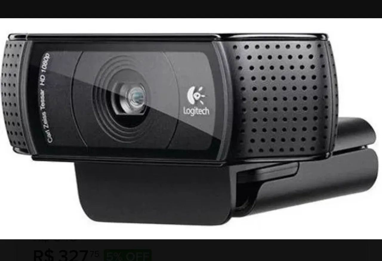 Câmera Webcam Logitech C920e Full Hd1080p  30fps Cor Preto - Foto 2